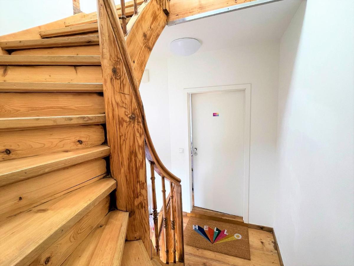 Bunter Hund Apartments - Zentrales Apartment, Parkplatz, Wintergarten, Kinderzimmer Rothenburg ob der Tauber Exterior photo
